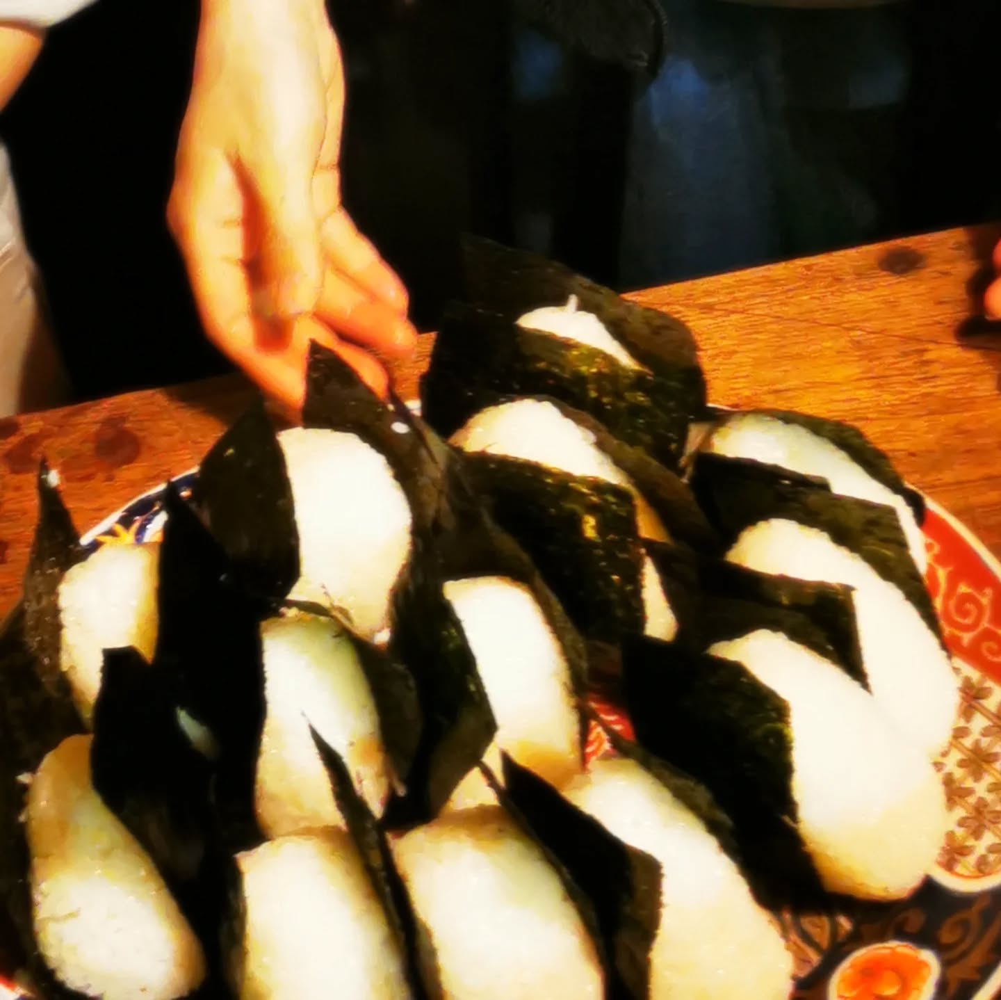 朝食を作らせてもらっている。