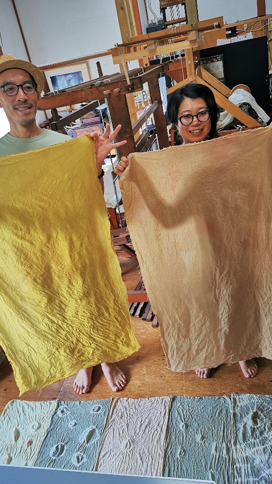 山まゆの里染織工房さんでの